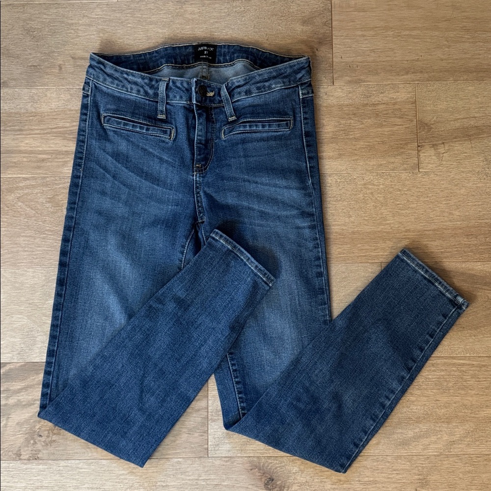 Just Black Brand Classic Skinny Blue Denim Women's Jeans